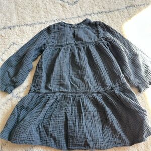 Zara Charcoal Gray Kids' Dress